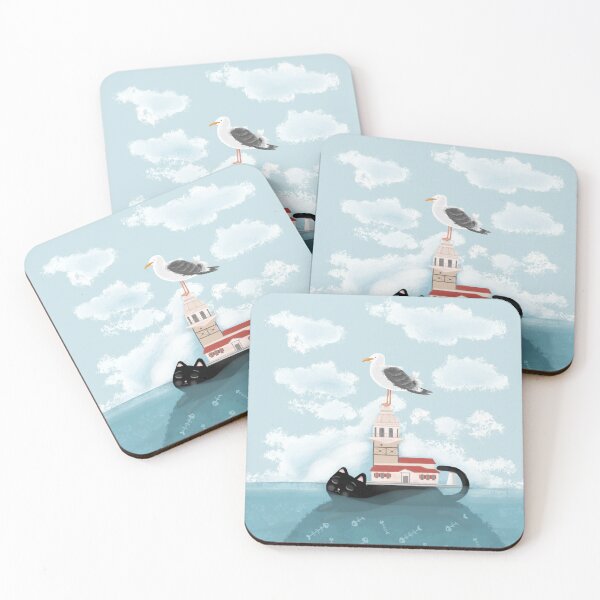Item preview, Seagull and Maiden's Tower / Istanbul Maiden's Tower designed and sold by studiotomris.