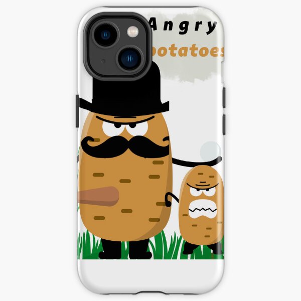 Angry Potatoes stickers, T-shirts iPhone Tough Case
