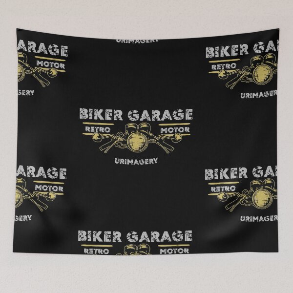Item preview, Biker Garage  designed and sold by Urimagery.