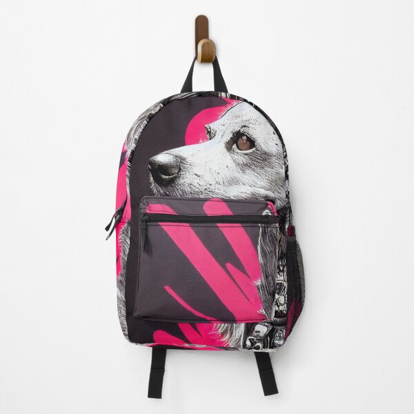 Item preview, punk rock dog pink spray designed and sold by keyd-studio.