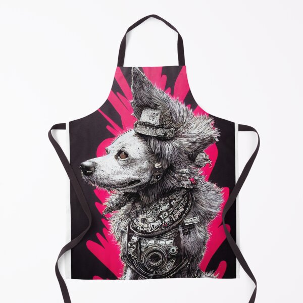 Item preview, punk rock dog pink spray designed and sold by keyd-studio.