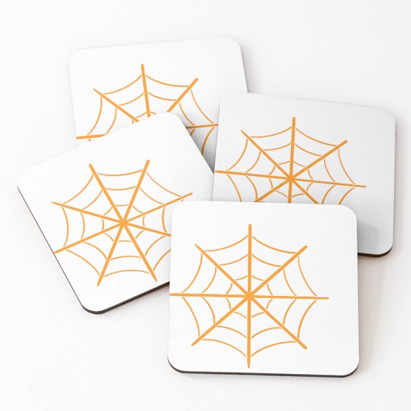 Item preview, Simple orange spiderweb designed and sold by Cosmic train.