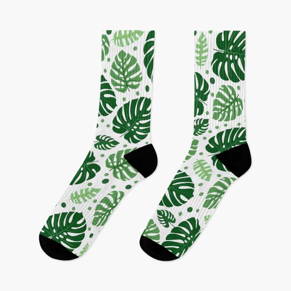 Item preview, Green Monstera Leaf Pattern designed and sold by alifart.
