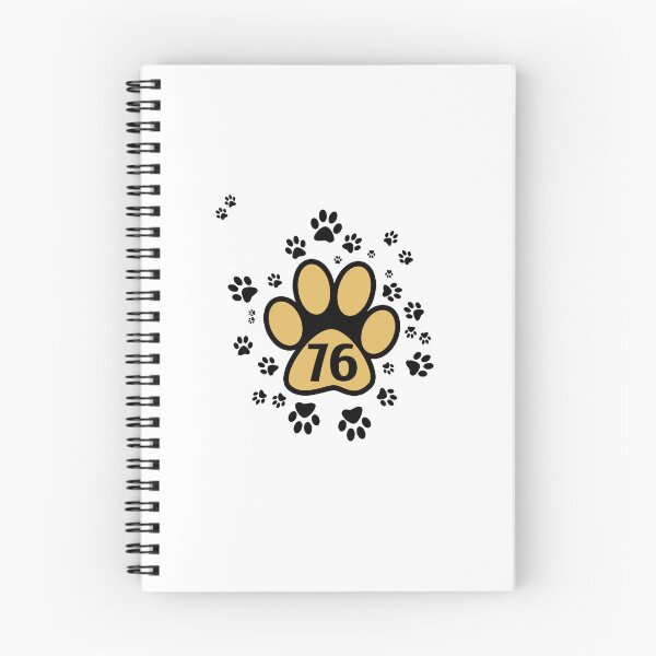 Item preview, 76 - number with animal paws designed and sold by MadandMean.