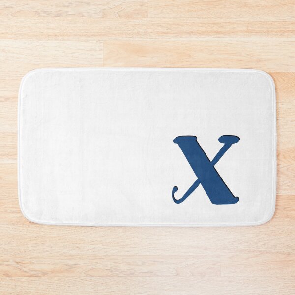 Item preview, Letter X blue initial monogram alphabet X capital X designed and sold by Antique-Gifts.