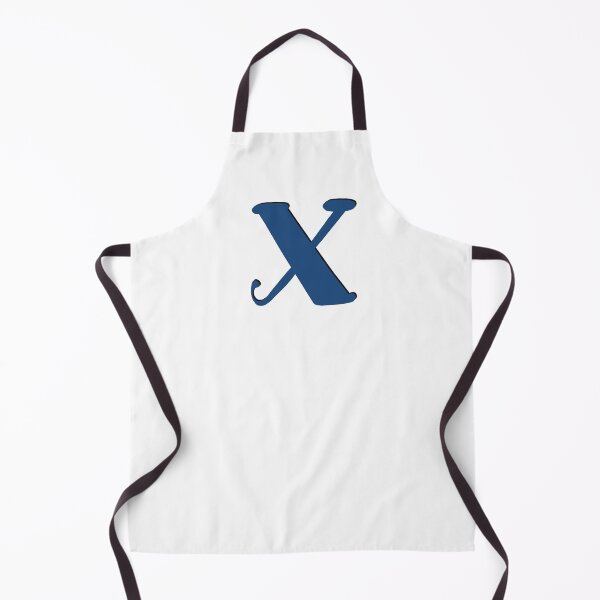 Item preview, Letter X blue initial monogram alphabet X capital X designed and sold by Antique-Gifts.