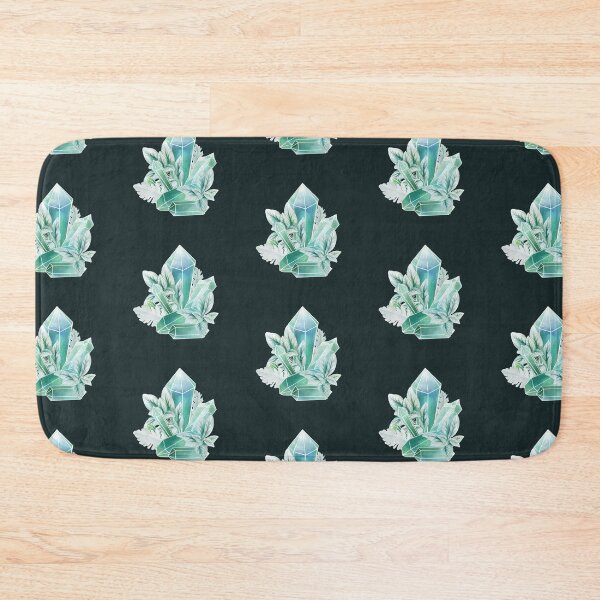 Item preview, Turquoise Crystals With Leaves designed and sold by Alicia Chee.