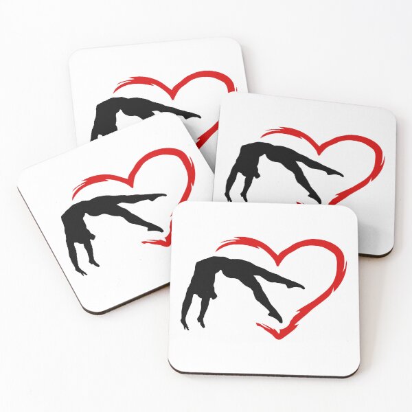 Item preview, Gymnast, Gymnastics - Gymnastics girl and heart designed and sold by claudiasartwork.