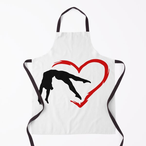 Artikelvorschau, Turnen, Turnerin - Gymnastics Girl and Heart entworfen und verkauft von claudiasartwork.
