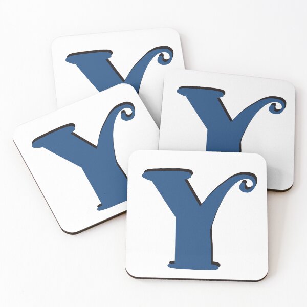 Item preview, Letter Y blue initial monogram alphabet Y capital Y designed and sold by Antique-Gifts.