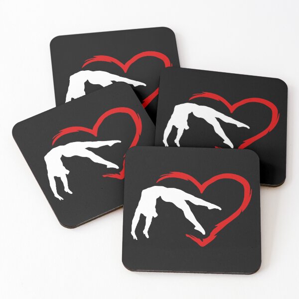 Item preview, Gymnast, Gymnastics - Gymnastics girl and heart designed and sold by claudiasartwork.