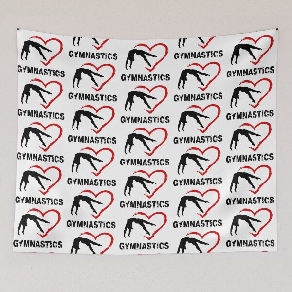 Item preview, Gymnast, Gymnastics - Gymnastics girl and heart designed and sold by claudiasartwork.