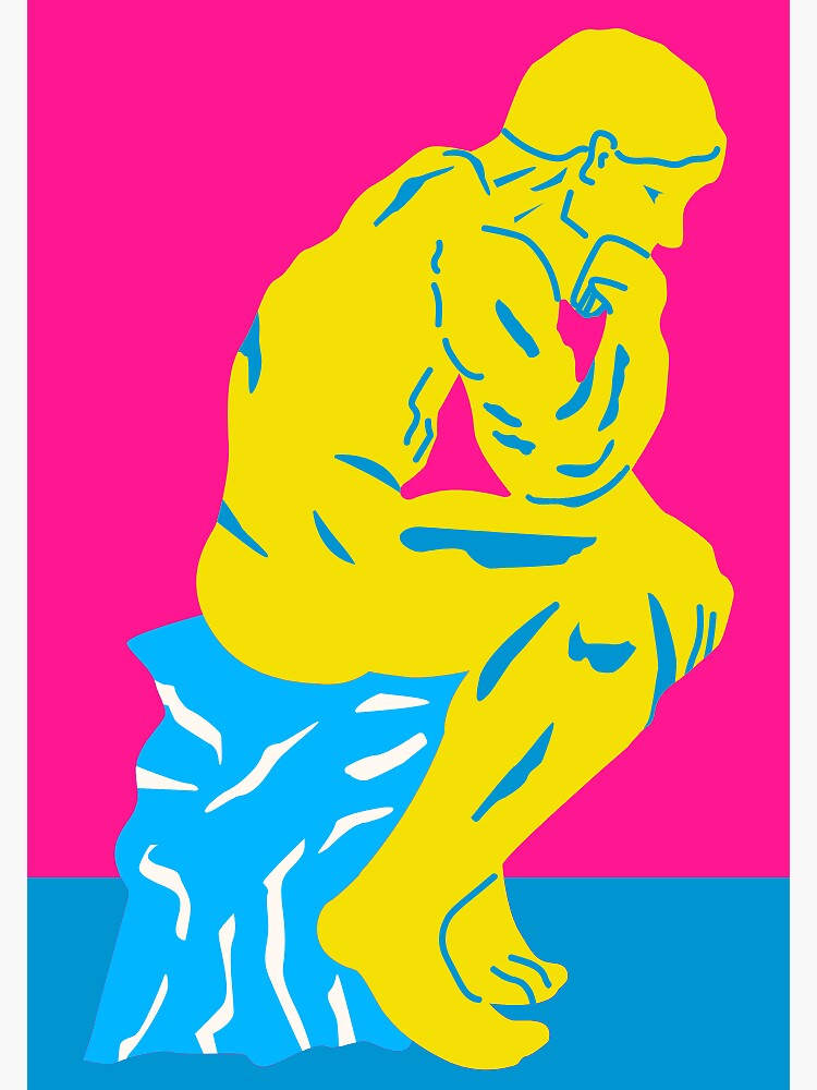 "Hidden Pan Philosophy Illustration" Sticker for Sale by WaterFrogE