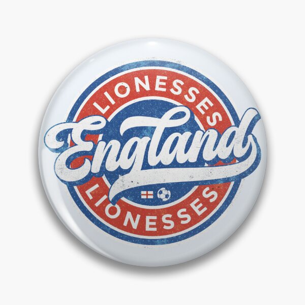 Item preview, England Lionesses Football Badge (round) designed and sold by Numero14.