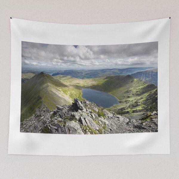 Item preview, Light and Shadows on Striding Edge and Catstycam, Helvellyn Summit designed and sold by Martin Lawrence.
