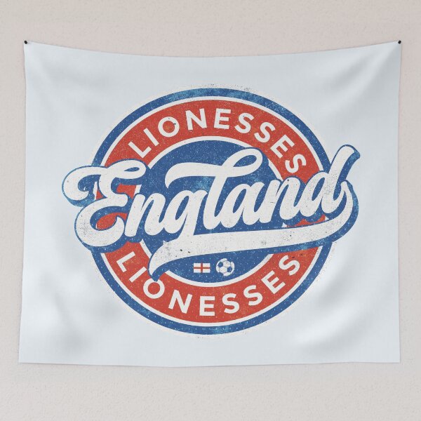 Item preview, England Lionesses Football Badge (round) designed and sold by Numero14.