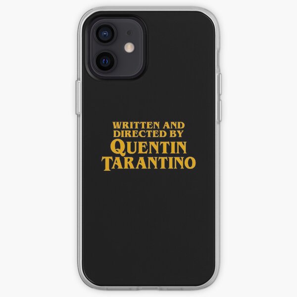 Written and Directed by Quentin Tarantino iPhone Soft Case