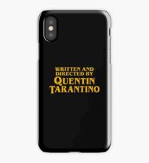 Written and Directed by Quentin Tarantino iPhone Case