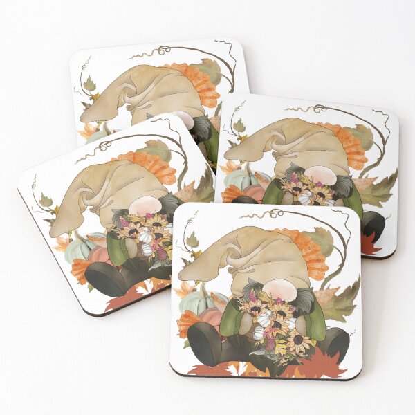 Item preview, Watercolor Woodland Fall Gnome   designed and sold by JDreaming.