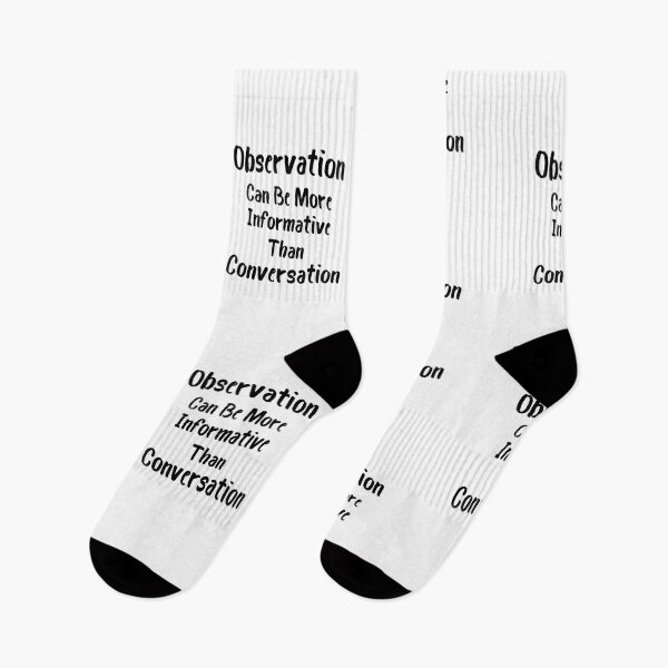 Item preview, observation can be more informative than conversation designed and sold by Crystakim.