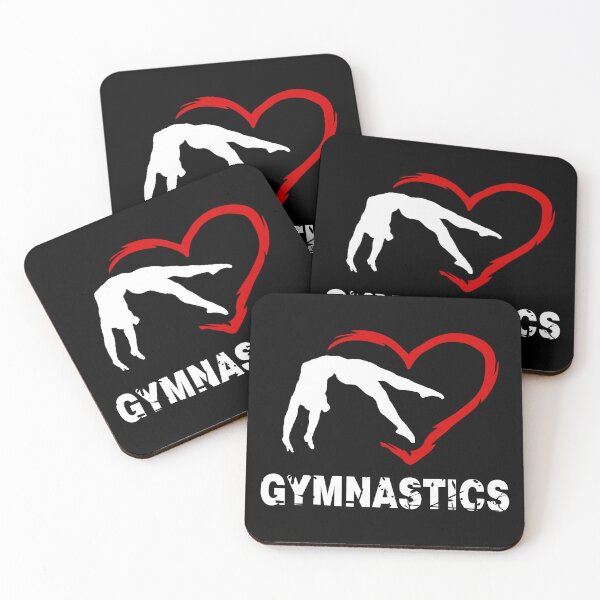 Item preview, Gymnast, Gymnastics - Gymnastics girl and heart designed and sold by claudiasartwork.