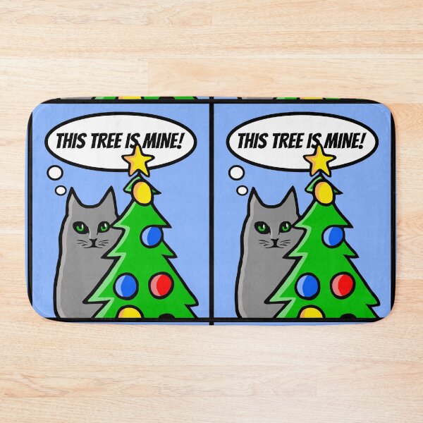 Item preview, This Tree is Mine! Cat Christmas Tree designed and sold by Lois Eastlund.