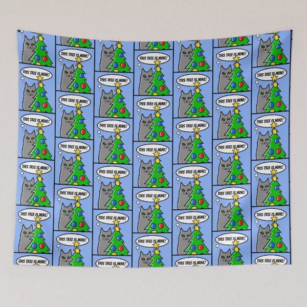 Item preview, This Tree is Mine! Cat Christmas Tree designed and sold by Lois Eastlund.
