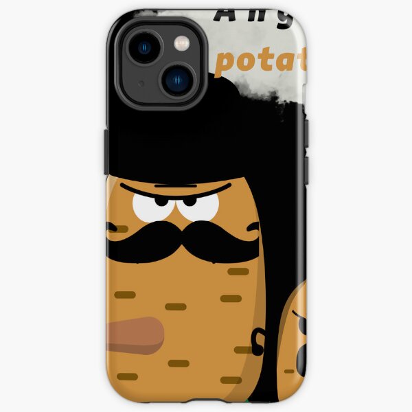 Angry Potatoes stickers, T-shirts iPhone Tough Case