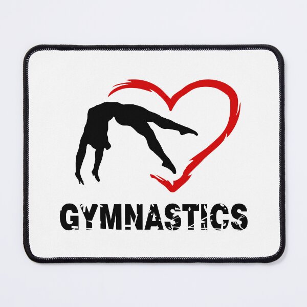 Item preview, Gymnast, Gymnastics - Gymnastics girl and heart designed and sold by claudiasartwork.