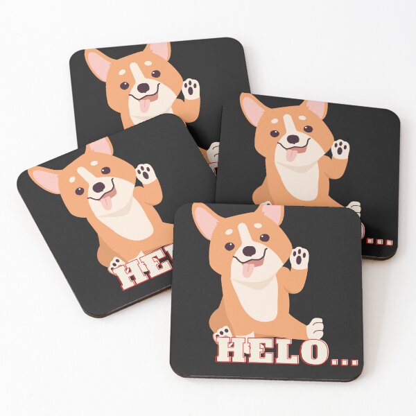 Item preview, Corgi Hello designed and sold by Fit On.