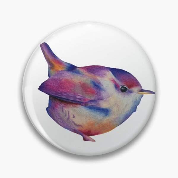 Item preview, Colorful Realistic Wren designed and sold by ash-king-art.