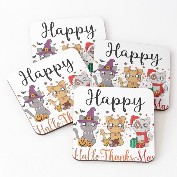 Item preview, HAPPY HALLOTHANKSMAS | HAPPY HALLOTHANKSMAS designed and sold by Lazza-Tracks.