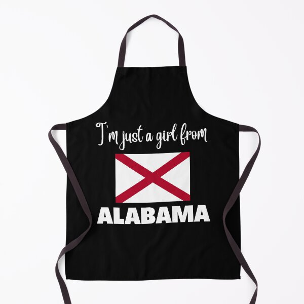 Item preview, I’m just a girl from Alabama- State pride design for women and girls designed and sold by DesignsByDaddy.