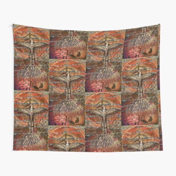 The hurting hidden moon Tapestry