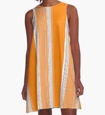 Vol Camelot Nadelstreifen A-Linien Kleid