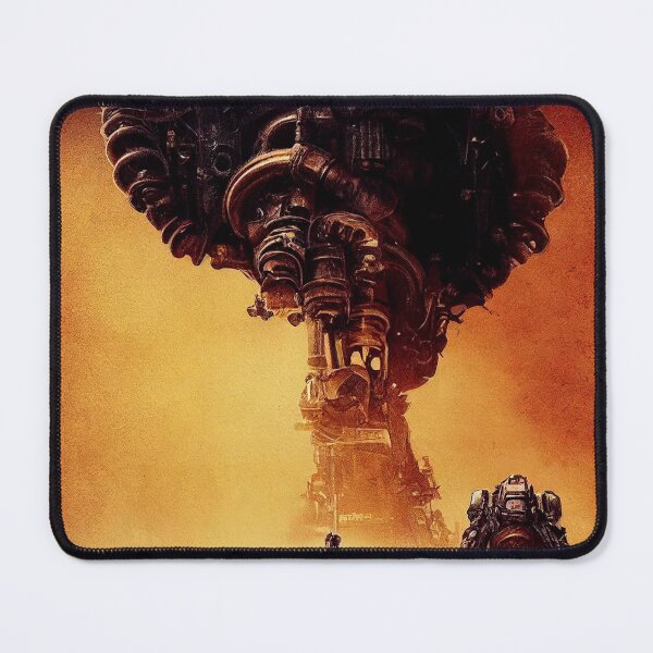 Item preview, desert fallout steampunk landscape designed and sold by sosdesignn.