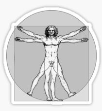 The Vitruvian Man Sticker