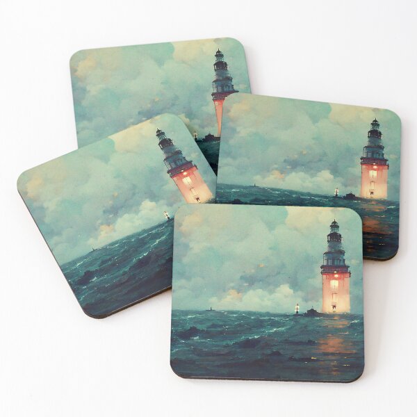Item preview, Lighthouse in the sea designed and sold by TheNoir Phoenix.