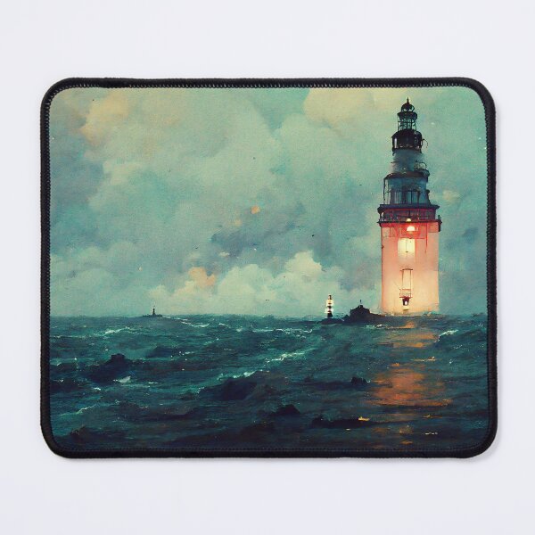 Item preview, Lighthouse in the sea designed and sold by TheNoir Phoenix.