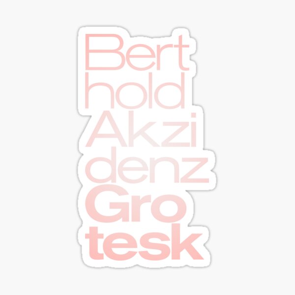Item preview, Berthold Akzidenz Grotesk v.4 designed and sold by x1brett.