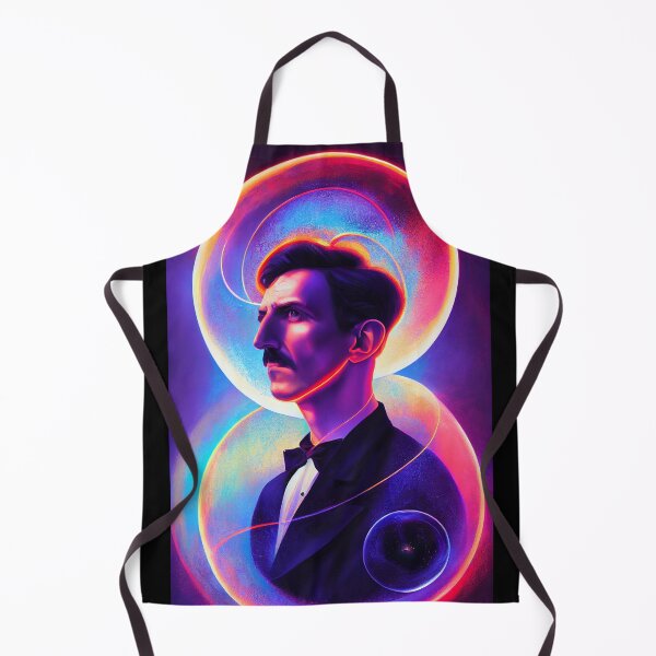 Item preview, Nikola Tesla as an Abstract Painting I designed and sold by ARTIFLAVE.