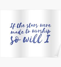 So Will I Poster