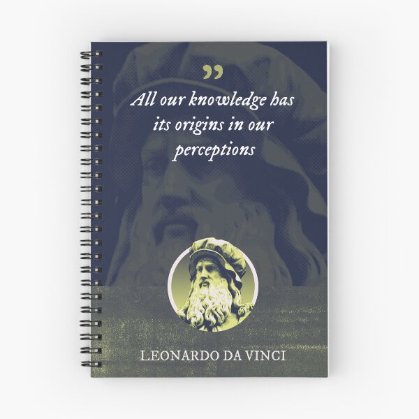 Item preview, Leonardo da Vinci - All our knowledge has its origins in our perceptions designed and sold by Syahrasi.