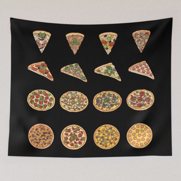 Item preview, Assorted Pizza Slices designed and sold by Alicia Chee.