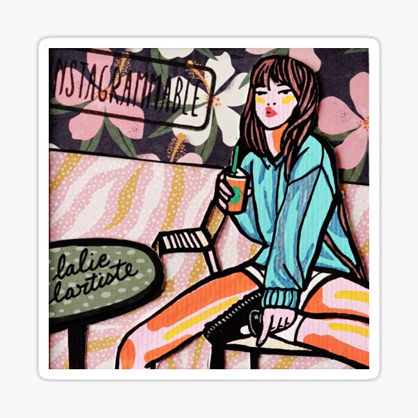  Instagrammable - Jihoon au Starbuck Sticker