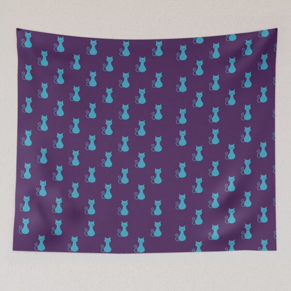 Item preview, Cute cat standing seamless pattern designed and sold by ClawverCat.