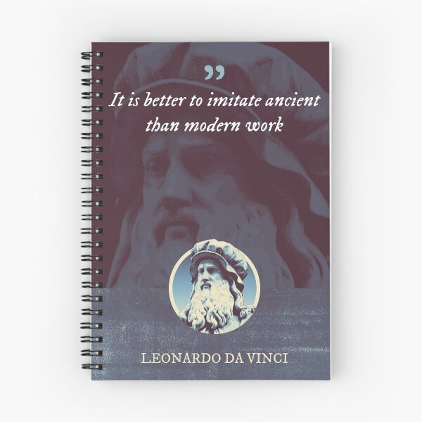 Item preview, Leonardo da Vinci - It is better to imitate ancient than modern work designed and sold by Syahrasi.