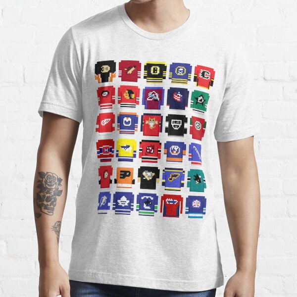 8-Bit Hockey Jerseys 2 Essential T-Shirt
