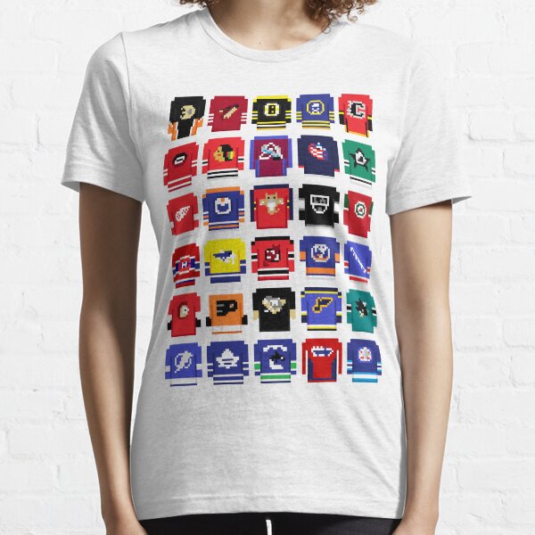 8-Bit Hockey Jerseys 2 Essential T-Shirt