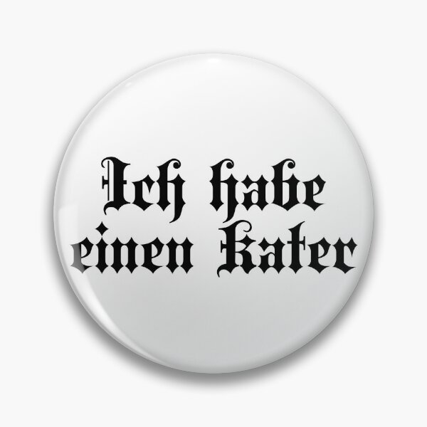Item preview, Ich Habe Einen Kater - I Have A Hangover - German Phrases designed and sold by JourneyCreative.